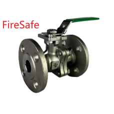 Stainless Steel 2pc Flanged Ball Valves Fire Safe Approved