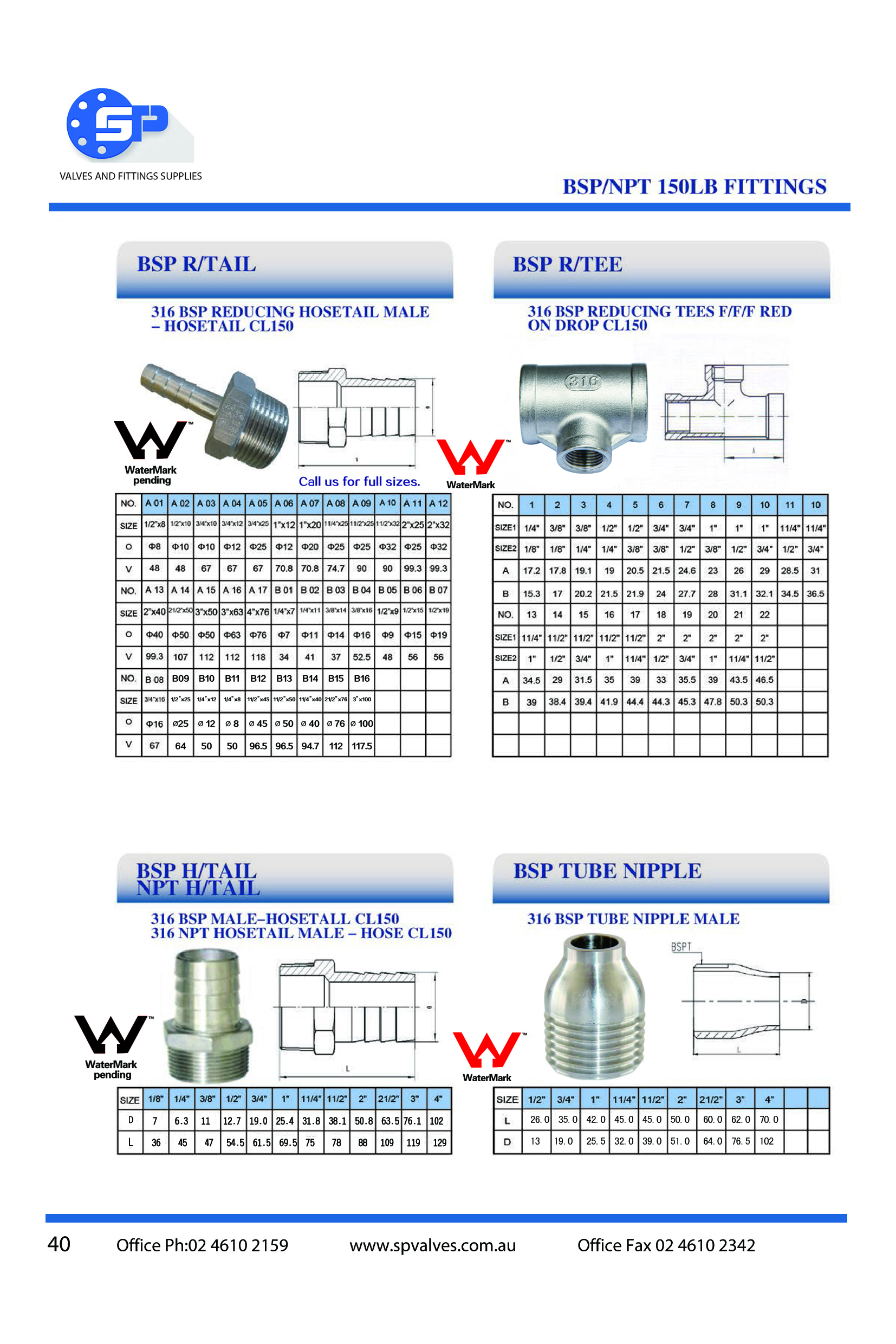BSP REDUCING TEE
